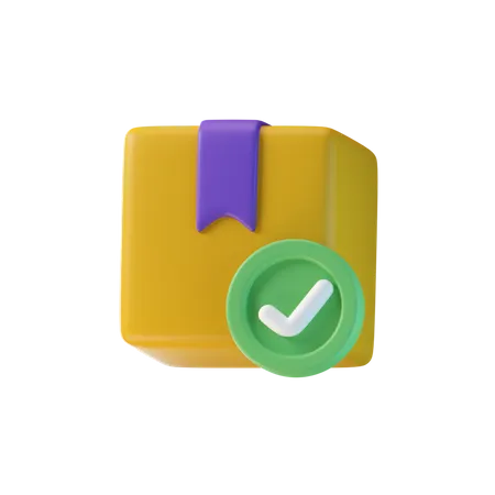 Check Parcel  3D Icon