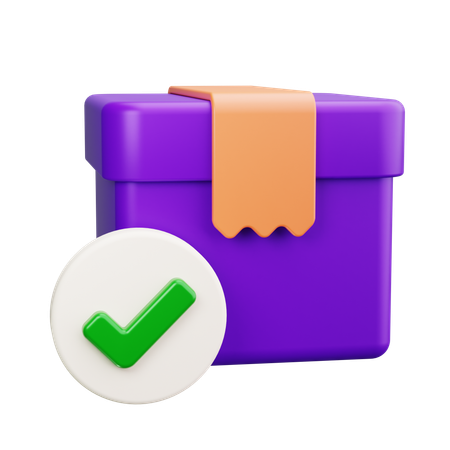 Check Parcel  3D Icon