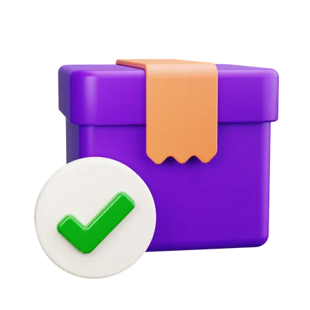 Check Parcel  3D Icon