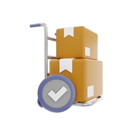 Check Parcel  3D Icon