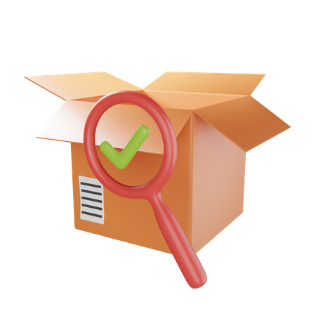 Check Parcel  3D Icon