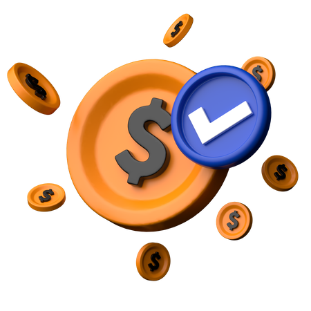 Check Payment  3D Icon