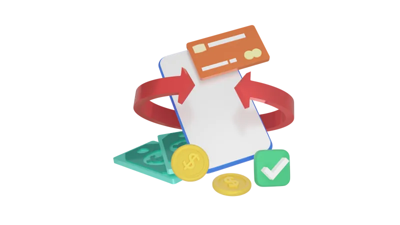 Check Payment Secuirty 3D Icon