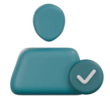 Check Profile  3D Icon