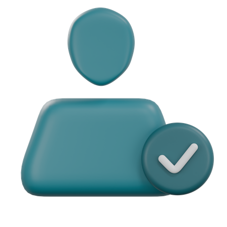 Check Profile  3D Icon