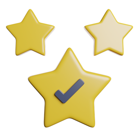 Check Review  3D Icon
