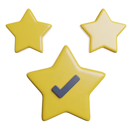 Check Review  3D Icon