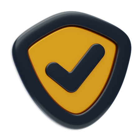 Check Security  3D Icon