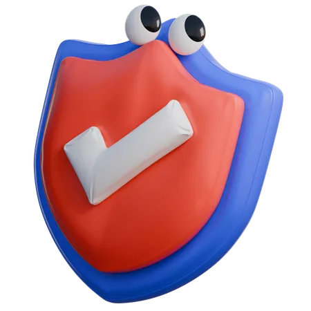 Shield 3 D Balloon Icon 3D Icon