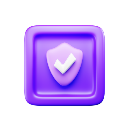 Check Security  3D Icon