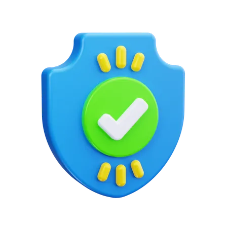 Check Security  3D Icon