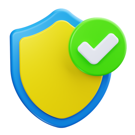 Check Security  3D Icon