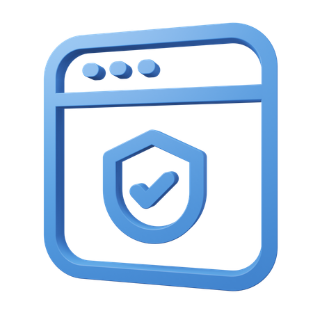 Check Security  3D Icon