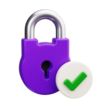 Check Security  3D Icon