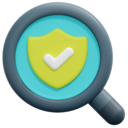 Check Security  3D Icon