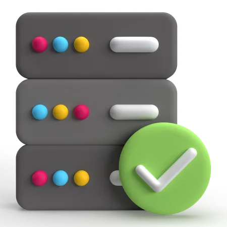 Check Server  3D Icon