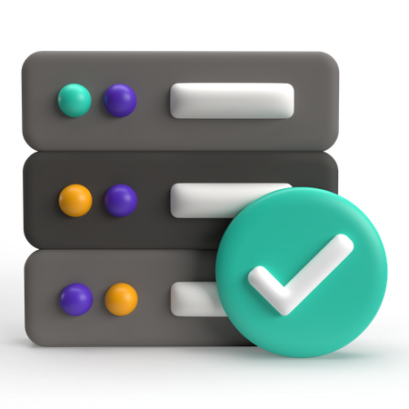 Check Server  3D Icon