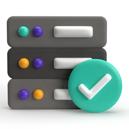 Check Server  3D Icon