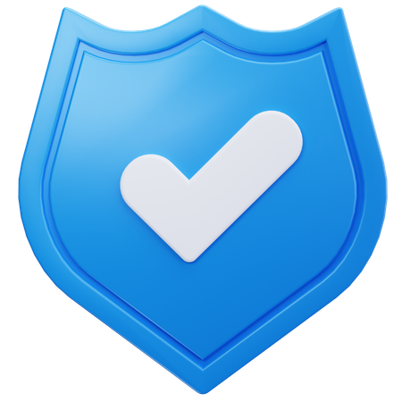 Verificar escudo  3D Icon