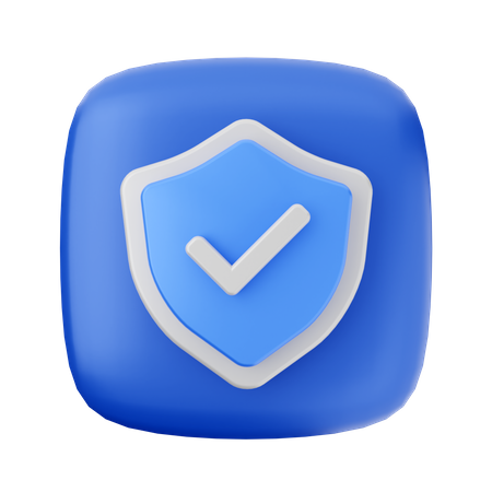 Protective Shield  3D Icon