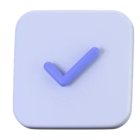 Check Square  3D Icon