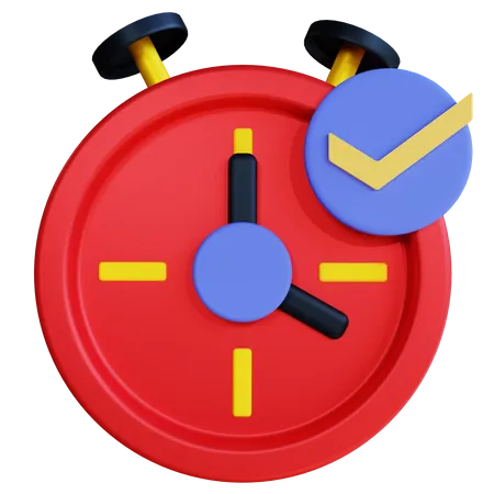 Check Time  3D Icon