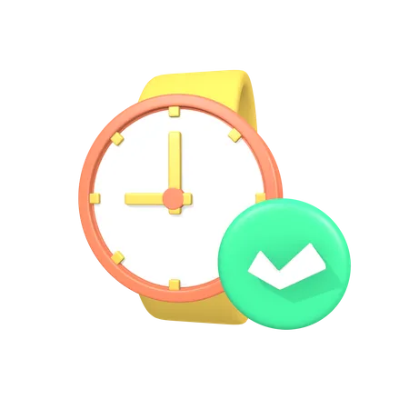 3 D Object Business Icon On Time 3D Icon