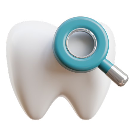 Check Tooth  3D Icon