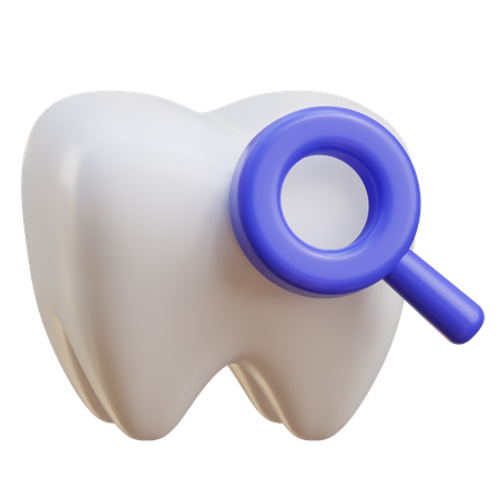 Check Tooth  3D Icon