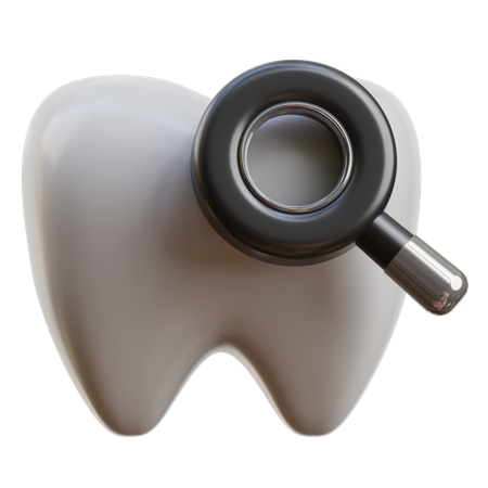 Check Tooth  3D Icon