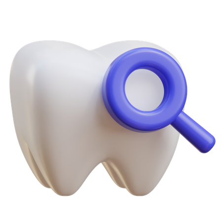 Check Tooth  3D Icon