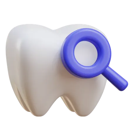 Check Tooth  3D Icon