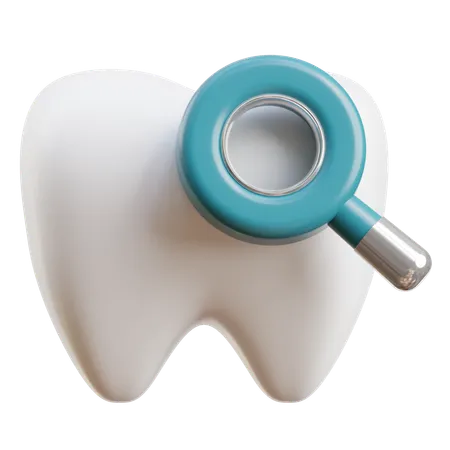 Check Tooth  3D Icon