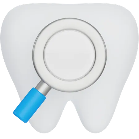Exame dentário  3D Icon