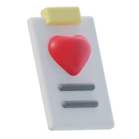 Check up médico  3D Icon