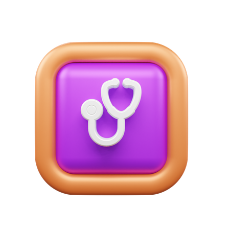 Exame médico  3D Icon