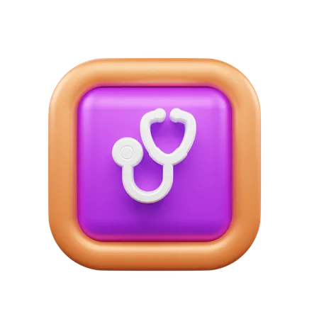 Exame médico  3D Icon