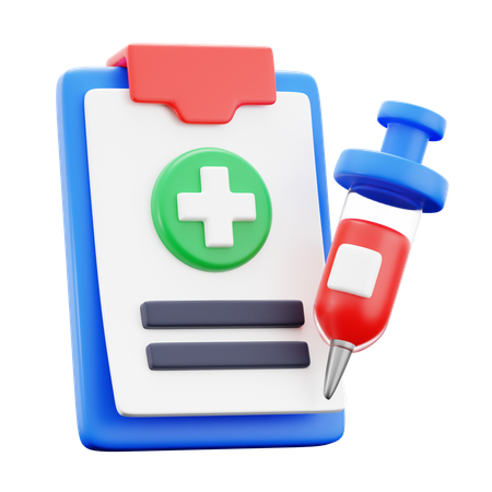 Check up médico  3D Icon