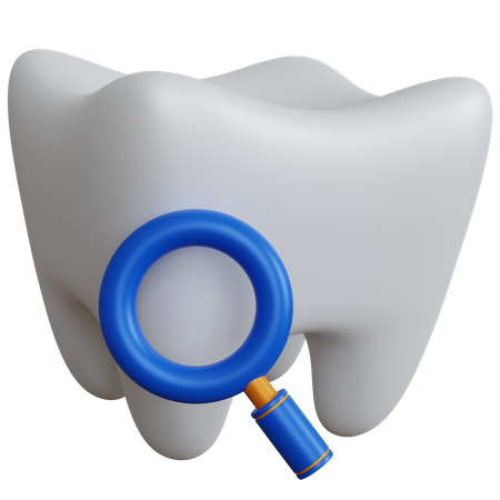Check-up odontológico  3D Icon