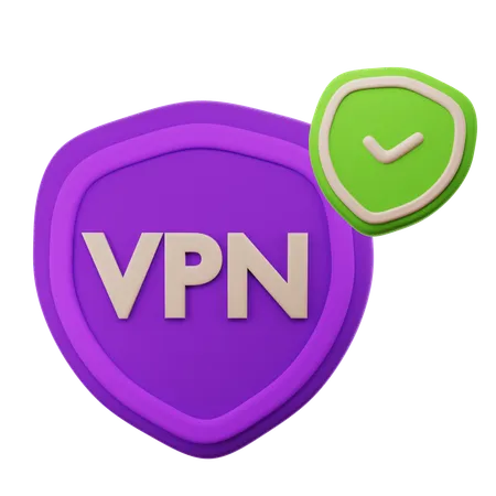 Check Vpn  3D Icon