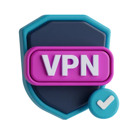 Vérifier la sécurité du VPN  3D Icon