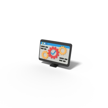 Check Web Setting  3D Icon