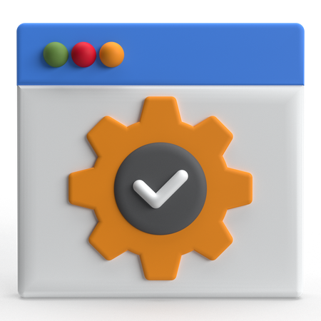 Check Website  3D Icon