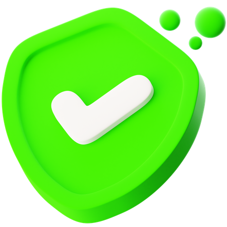 방패로 확인  3D Icon