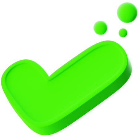 반짝반짝 확인하다  3D Icon