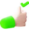 Check With Thumbs Up