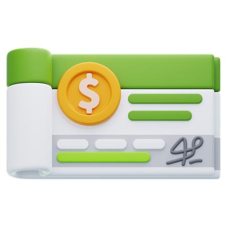 CHECKBOOK  3D Icon