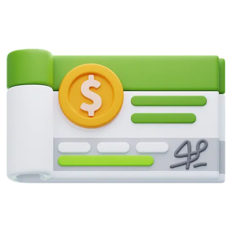 CHECKBOOK  3D Icon