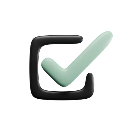 Checkbox  3D Icon