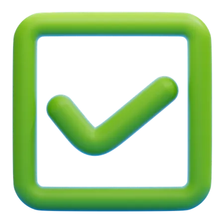 Checkbox  3D Icon